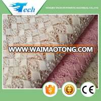 2017 new design lace fabric raw material for shoe upper, lace with glitter pu leather for bag making